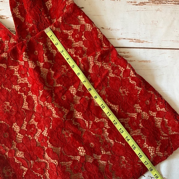 NWOT Free People red dress size 4 - Picture 3 of 9